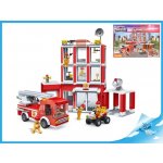 Edukie hasičská stanice a auto 508 ks – Zboží Mobilmania
