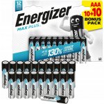 Energizer MAX Plus Professional AAA 20ks EIM001 – Zboží Mobilmania