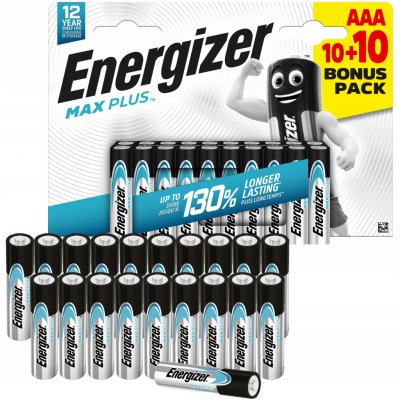 Energizer MAX Plus Professional AAA 20ks EIM001 – Zboží Mobilmania