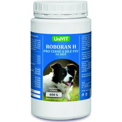 Univit Roboran H pro bílé nebo černé psy 400 g