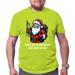 Pánské vánoční triko se Santou s GPS pánské | Zboží Auto
