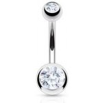 Šperky4U piercing do pupíku banánek BS1002-1606C – Zboží Dáma