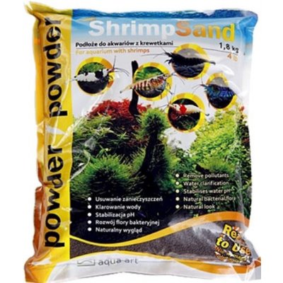 Aqua Art Shrimp Sand černý 4 kg – Zboží Dáma