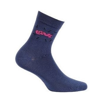 Gatta Cottoline vzorované G44.01N Dívčí ponožky bílá