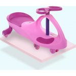 Kik Gravitační horská dráha svítící LED kola růžová – Zboží Mobilmania