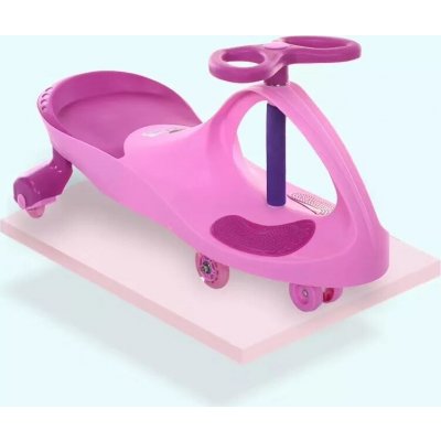 Kik Gravitační horská dráha svítící LED kola růžová – Zboží Mobilmania