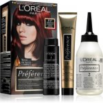 L'Oréal Féria Preférence P37 Intenzivní velmi tmavě červená – Zboží Mobilmania