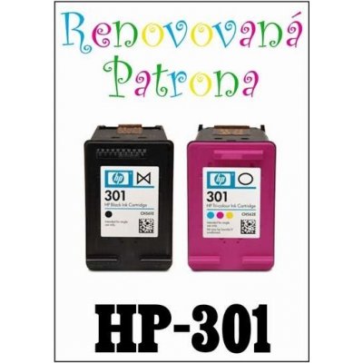 HP 301 XL barevná - renovované – Zboží Živě