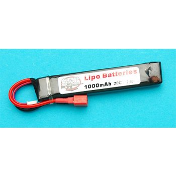 G&P 7,4v 1000mAh (20C) Li-Pol