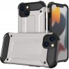 Pouzdro a kryt na mobilní telefon Apple Pouzdro Mezamo Hybrid Armor Case iPhone 13 mini stříbrné