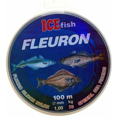 ICE FISH Fluorocarbonový na mořské návazce 100 m 0,9 mm 47 kg – Zboží Mobilmania