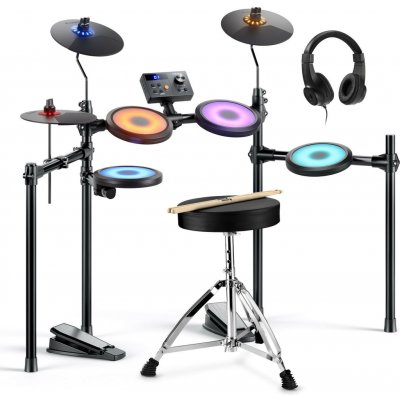 Donner DED-70L Electronic Drum Set with LED – Hledejceny.cz