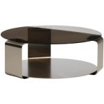 Kave Home Dolven Hnědý skleněný 80cm – Hledejceny.cz