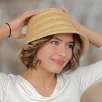 Dámský letní klobouk Cloche látkový barevné varianty P-3232 – Zboží Dáma