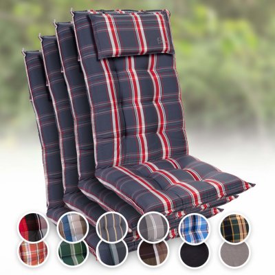 Blumfeldt Sylt, čalouněná podložka, podložka na židli, podložka na výše polohovací křeslo, polštář, polyester, 50 × 120 × 9 cm (CPT10_10240920-4_)