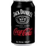 Jack Daniel´s Tennessee Whiskey & Coca Cola 5% 330 ml (plech) – Hledejceny.cz