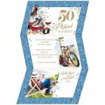 ARGUS Přání pro muže k 50.narozeninám 15-5006c50 – Sleviste.cz