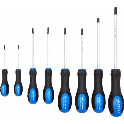 Šroubováky TORX, velikosti T8 - T40, sada 8 kusů - QUATROS QS14925 – HobbyKompas.cz