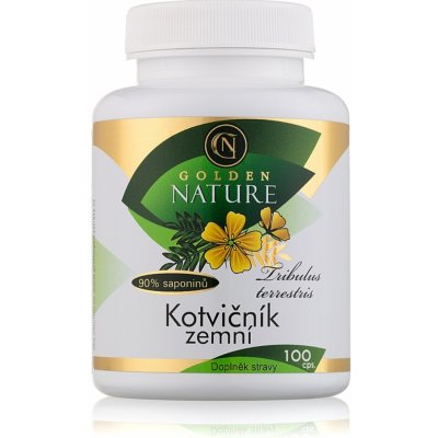 Golden Nature Kotvičník zemní 90% saponinu 100 kapslí – Hledejceny.cz