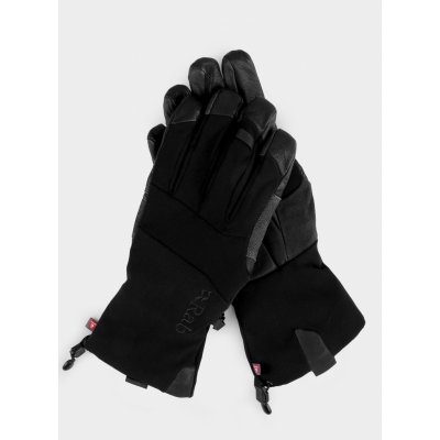 Rab softshellové rukavice Baltoro Glove black – Hledejceny.cz