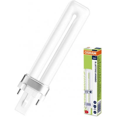 Lampe Osram DULUX S 9W - G23, Blanc Neutre 840, Fluo Compacte, Neuve