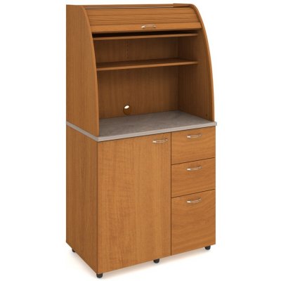 Kuchyňská linka OFFICE PRO s dřezem, baterií a lednicí KU 2 3 L – Zboží Dáma