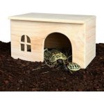 Trixie Dřevěný domek s rovnou střechou pro křečky 15 x 12 x 15 cm – Zbozi.Blesk.cz