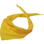 Jednoduchý trojcípý šátek žlutý – Zbozi.Blesk.cz