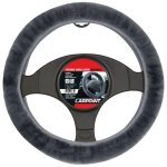 Carpoint Potah volantu ovčí vlna šedý | Zboží Auto