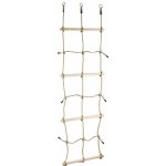 Dvěděti Šplhací síť s dřevěnými příčkami NANO hnědá – Zboží Dáma