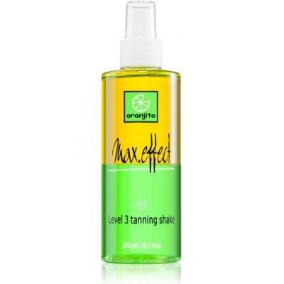Oranjito Level 3 Shake Hemp Superaccelerator dvoufázový opalovací sprej do solária 200 ml – Zboží Dáma