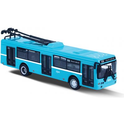Rappa Kovový trolejbus DPO Ostrava modrý 16 cm – Hledejceny.cz