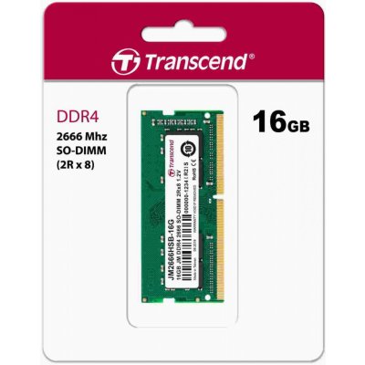 Transcend SODIMM DDR4 16GB 2666MHz CL19 JM2666HSB-16G – Hledejceny.cz