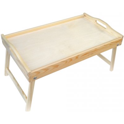 Dřevotéka Stolek do postele přírodní 50x30 cm – Zboží Mobilmania