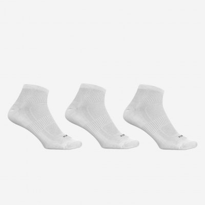 Kiprun Běžecké ponožky Run 100 3 páry bílé – Zboží Mobilmania