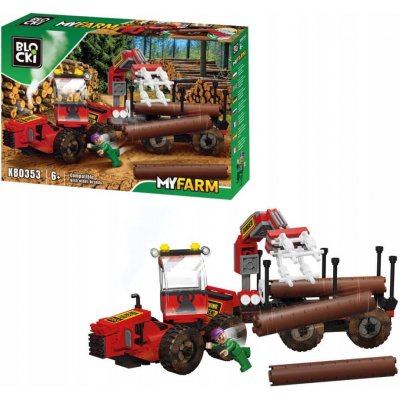 ICOM Blocki MyFarm lesní traktor s příslušenstvím 241 ks