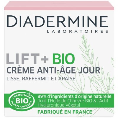 Diadermine Lift + Bio denní krém vráskám 50 ml – Zboží Mobilmania