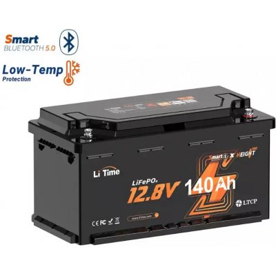 LiTime LiFePO4 baterie 12v 140Ah H190 BLUETOOTH – Hledejceny.cz
