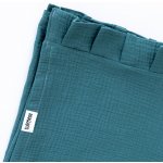 Tulimese Baldachýn mušelínový tmavě zelený SAMOSTATNÝ S ROVNÝM OKRAJEM – Zboží Dáma