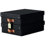 Leitz Puro úložný box A4 260 x 100 x 350 mm černý 2 ks – Sleviste.cz