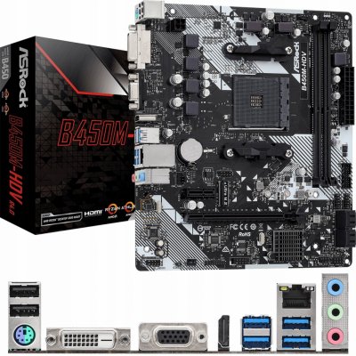 ASRock B450M-HDV R4.0 – Zboží Živě ASRock B450M-HDV R4.0 – Zboží Živě