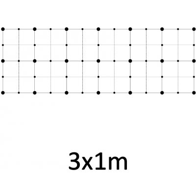 Montážní sada pro zelenou stěnu - nerez, rozměr 3x1m. Set obsahuje: EB1-GW02 (21ks), EB2-LA3 (35m), PVC-LA3 (36ks), EB1-GWS3 (32ks) – Zbozi.Blesk.cz