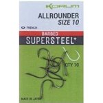 Korum Supersteel Allrounder Hooks Barbed vel.8 10 ks – Sleviste.cz