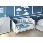 Detexpol povlečení Dino modré 100 x 135 cm 40 x 60 cm – Zboží Dáma