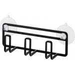 YAMAZAKI Držák houbiček do dřezu Tower 4903, široký, černý – Zboží Dáma