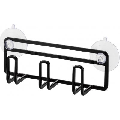 YAMAZAKI Držák houbiček do dřezu Tower 4903, široký, černý – Zboží Dáma