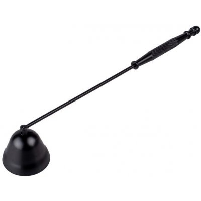 Celokovové Zhášedlo na svíčky černé, 240x38x38mm – Zboží Dáma