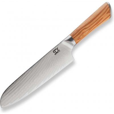 Dellinger Santoku nůž SOK OLIVE SUNSHINE DAMASCUS 17,5 cm – Zboží Mobilmania