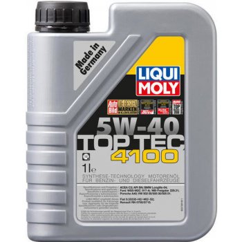 Liqui Moly 3700 TOP TEC 4100 5W-40 1 l