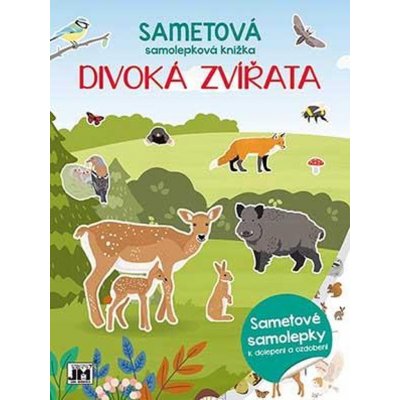 Sametová samolepková knížka - Divoká zvířata – Hledejceny.cz